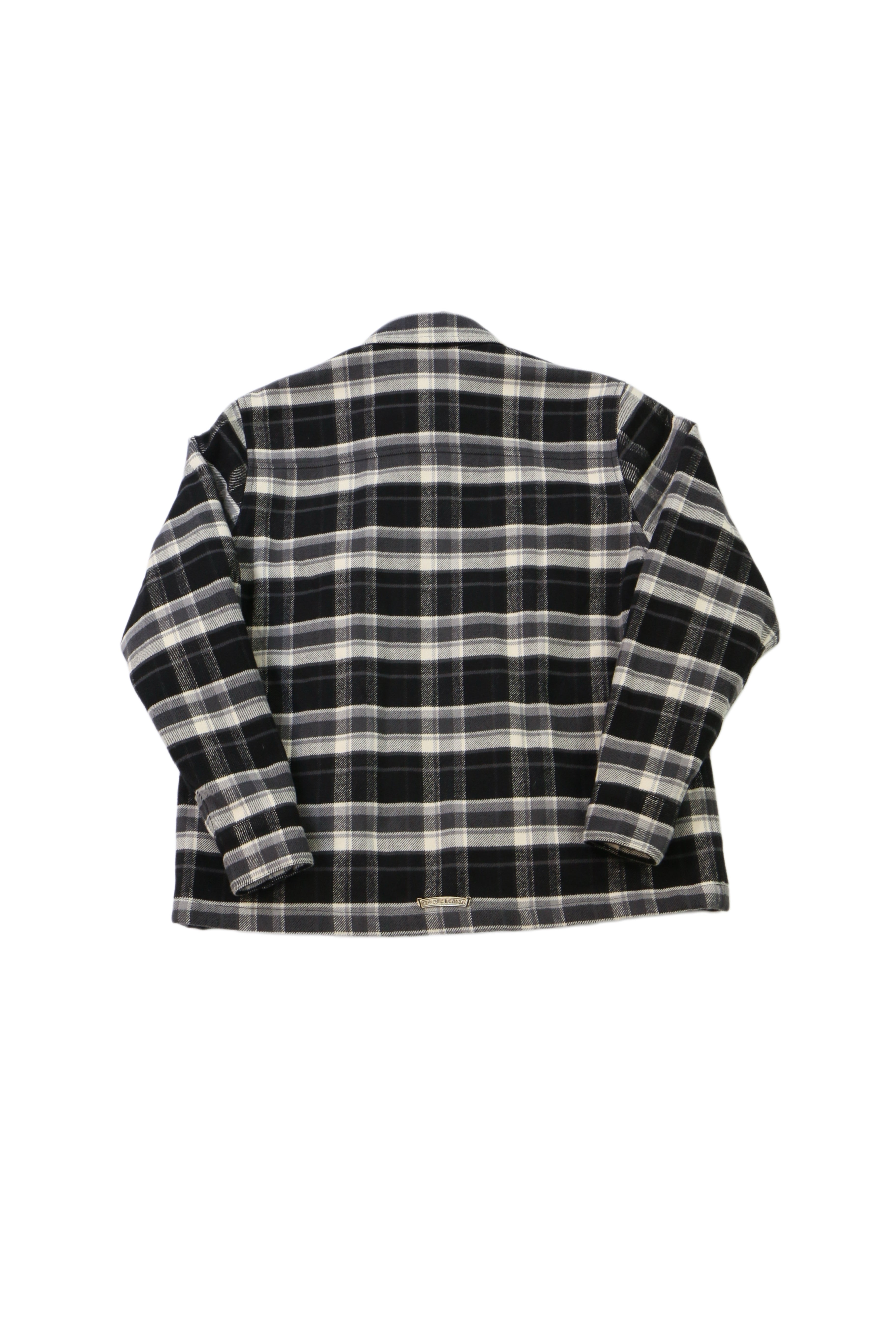 Chrome Hearts Black White Flannel Shirt