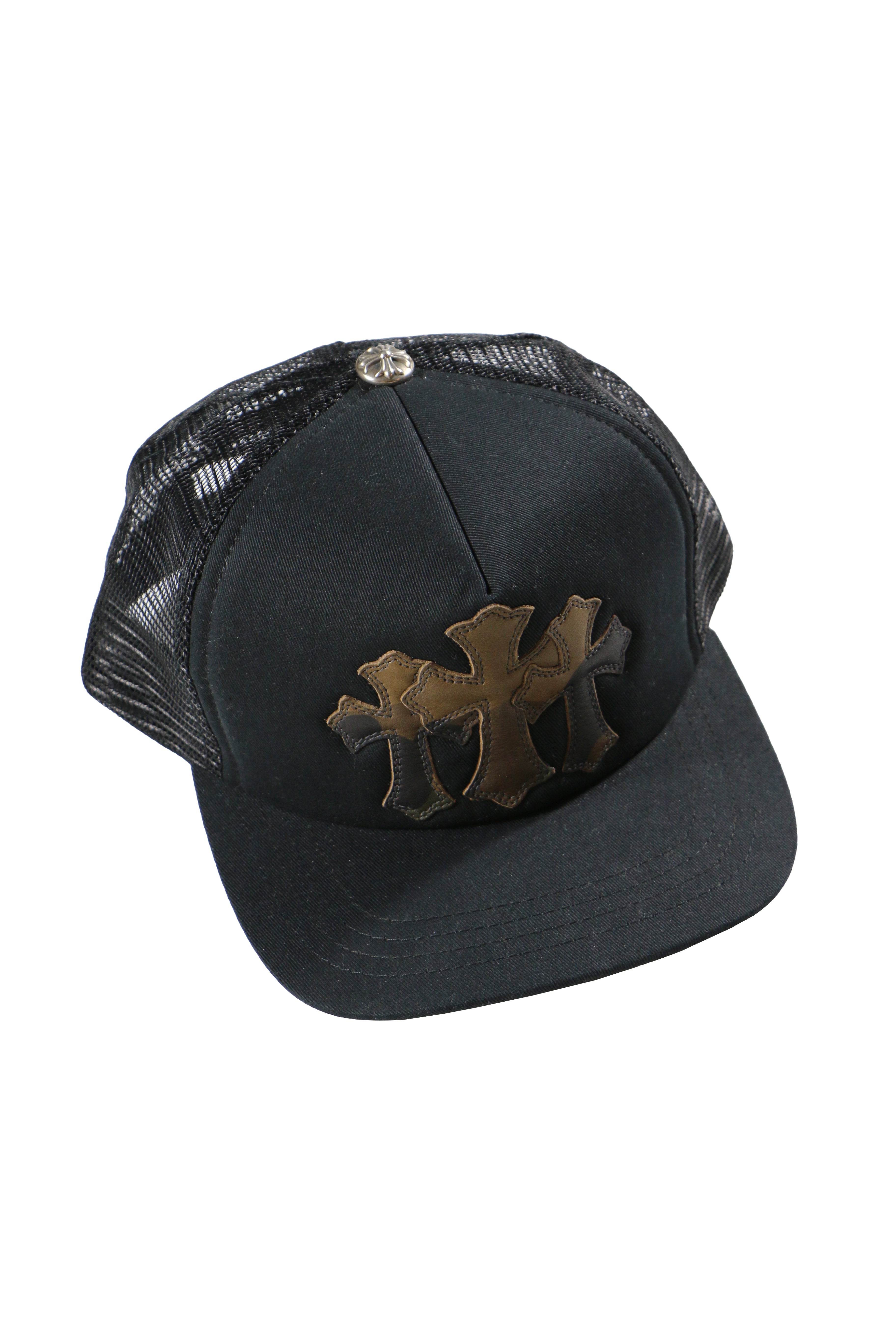 Chrome Hearts Camo Cross Patches Trucker Hat