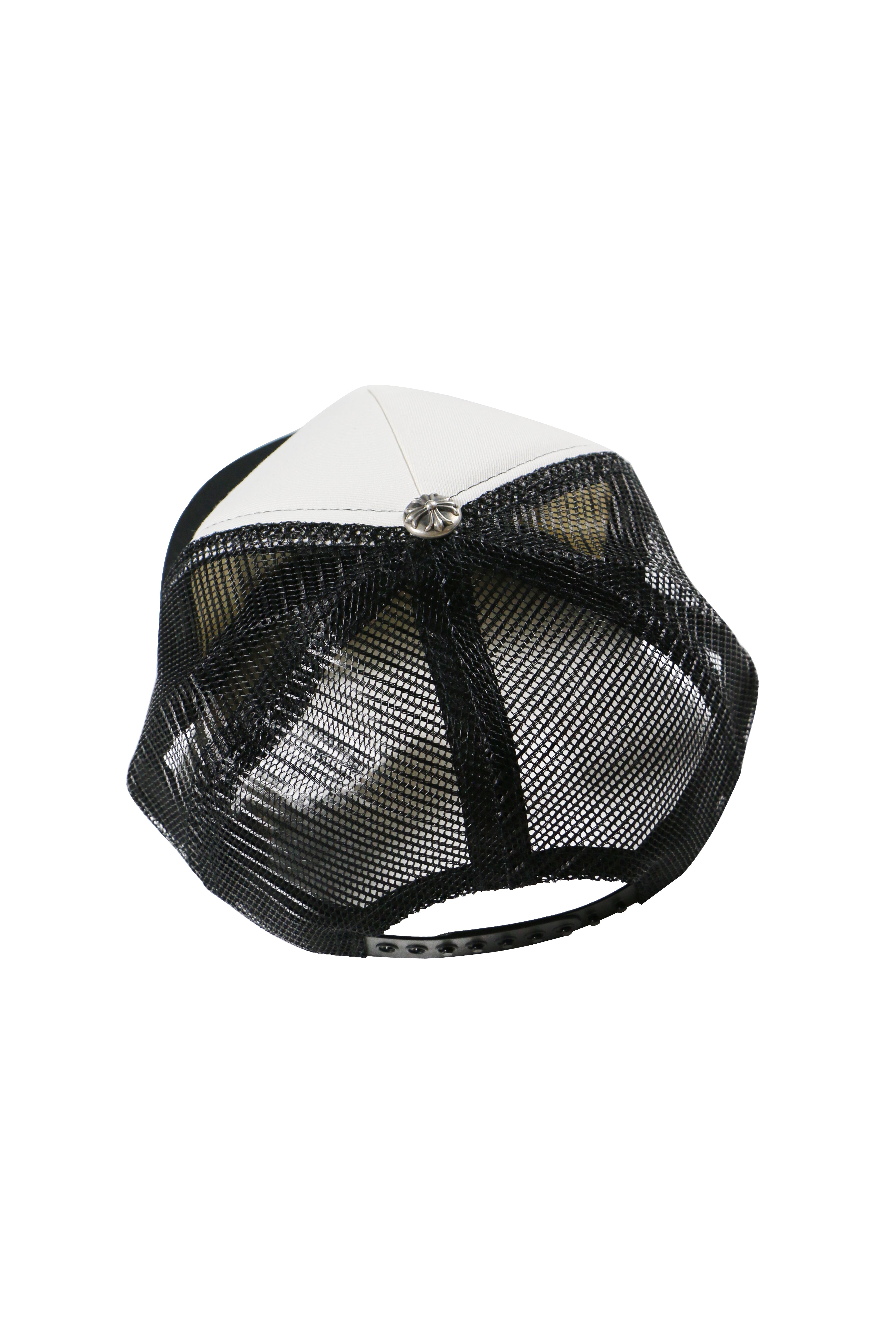 Chrome Hearts White Black Fuck Trucker Hat