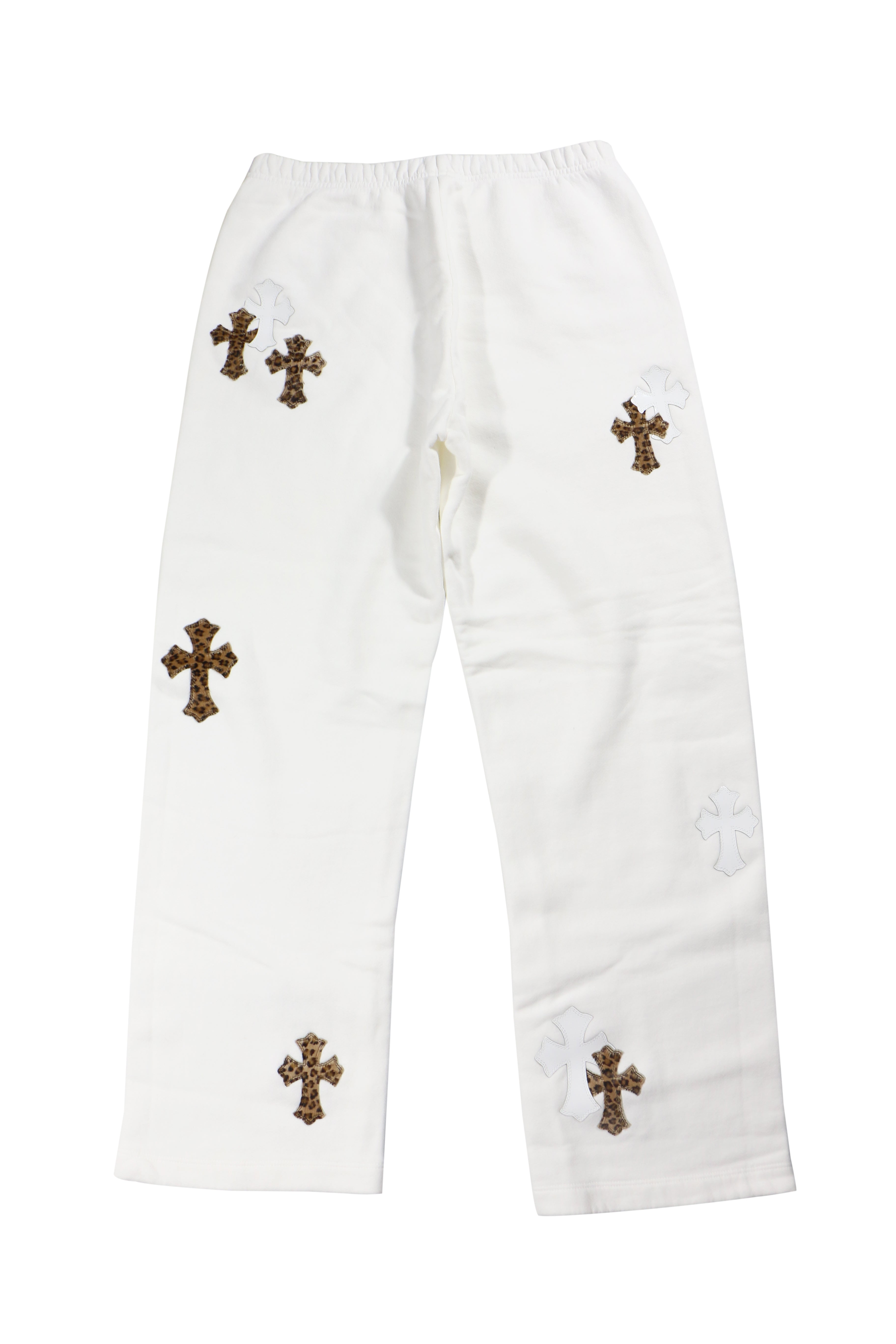 Chrome Hearts White Leopard Patches Pants