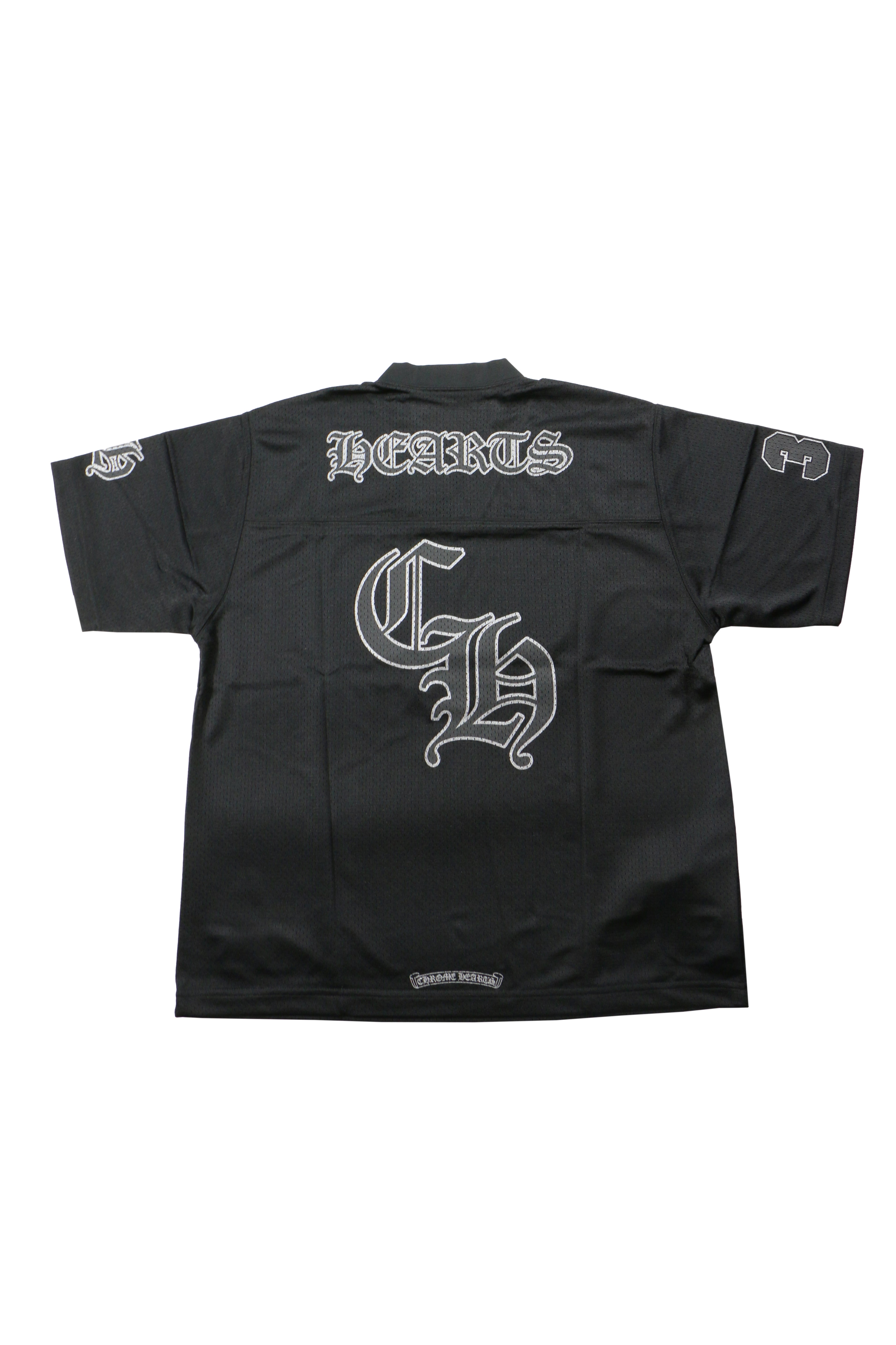 Chrome Hearts Black Mesh Jersey Short Sleeve