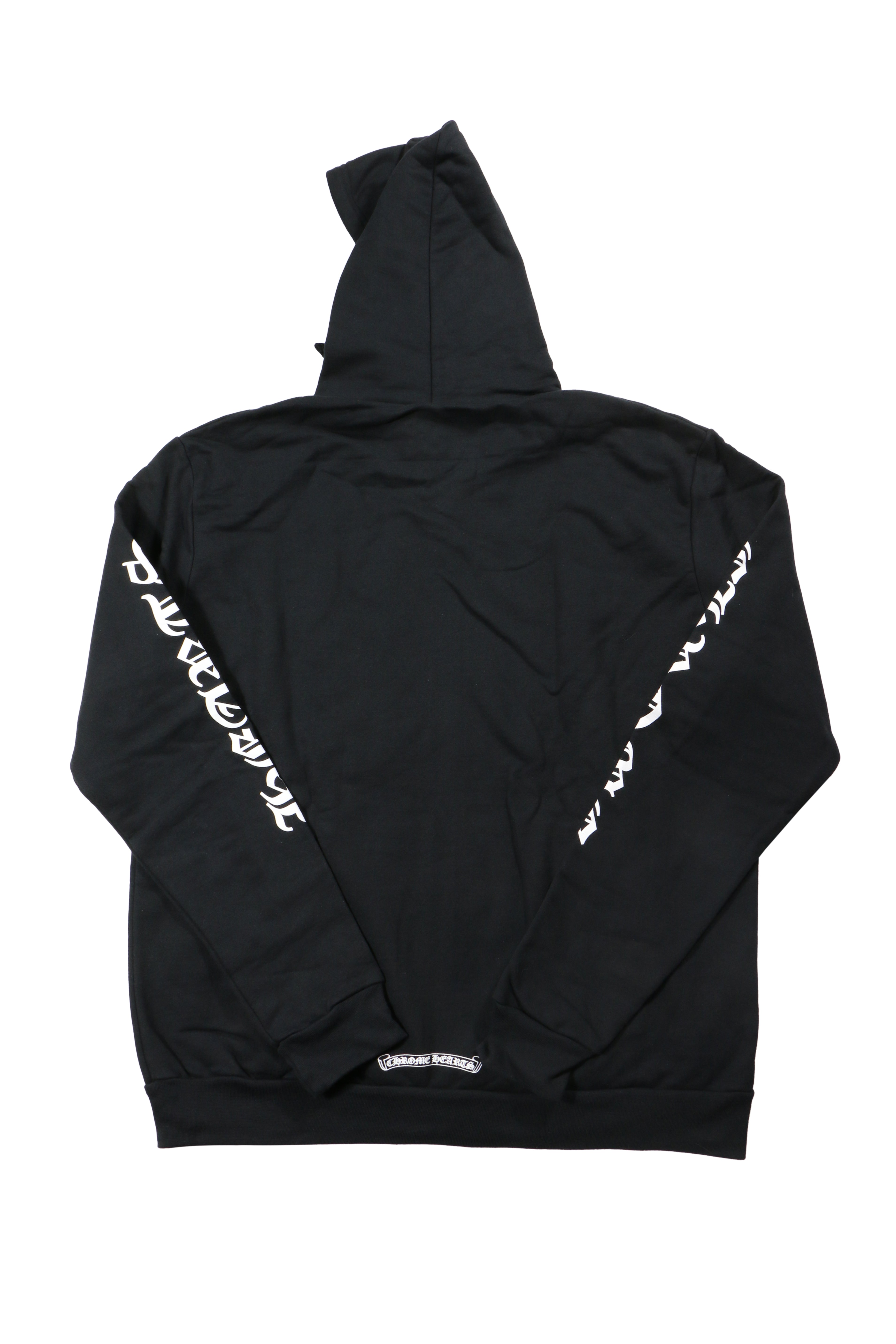 Chrome Hearts Black White Vertical Zip Up Hoodie