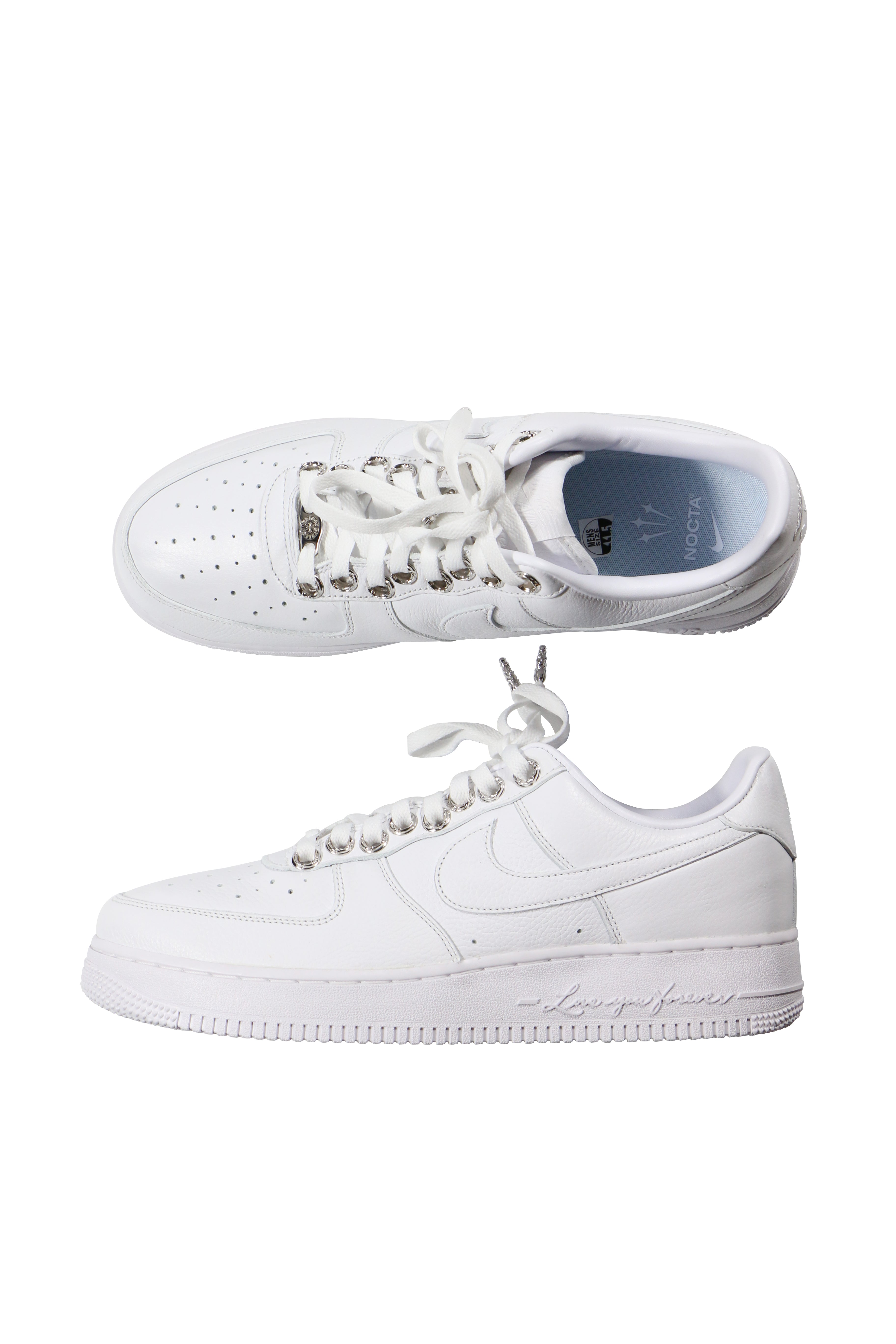 Chrome Hearts Nocta White Air Force Sneaker