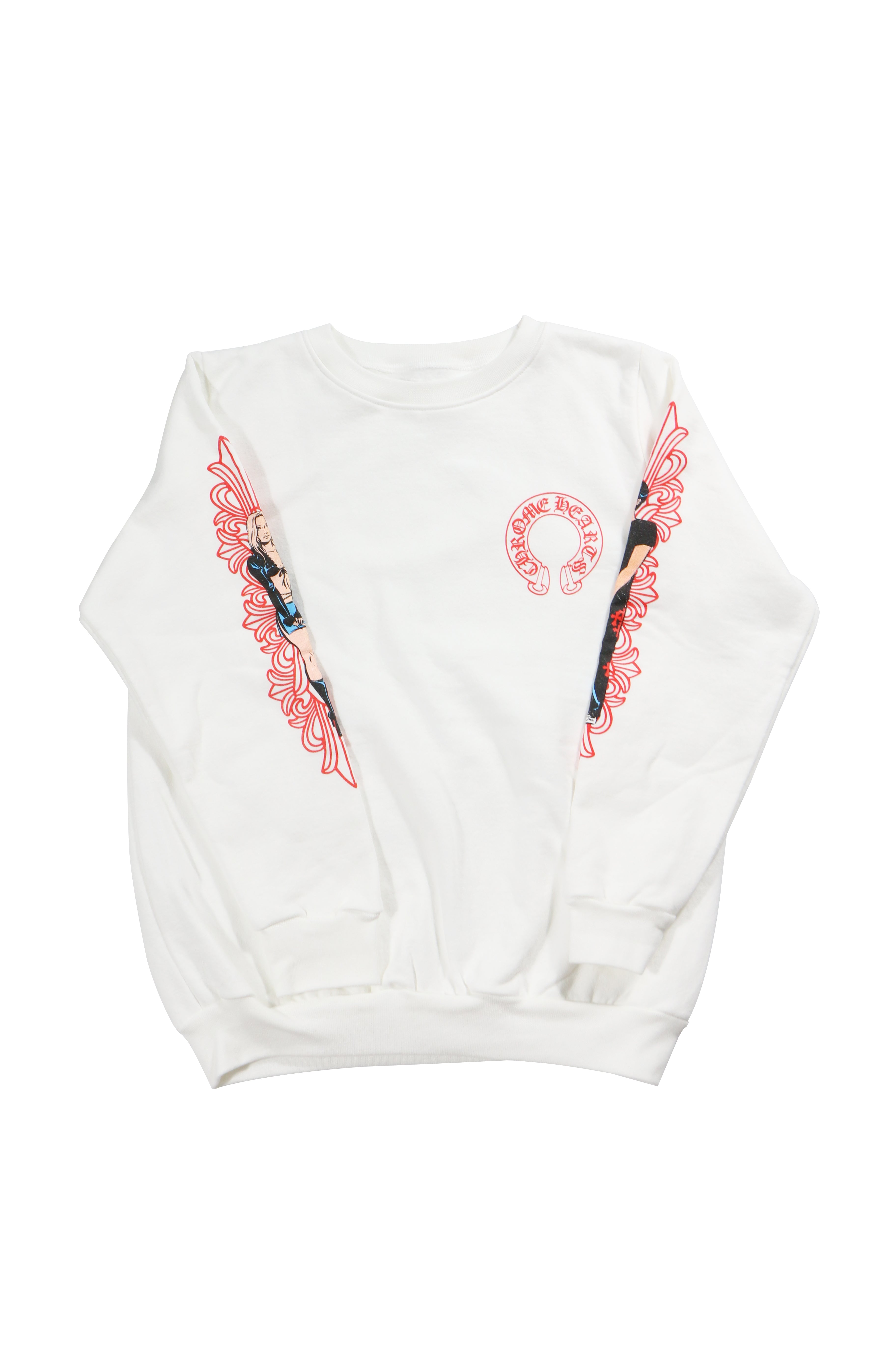Chrome Hearts Deadlydoll White Crewneck 12Y