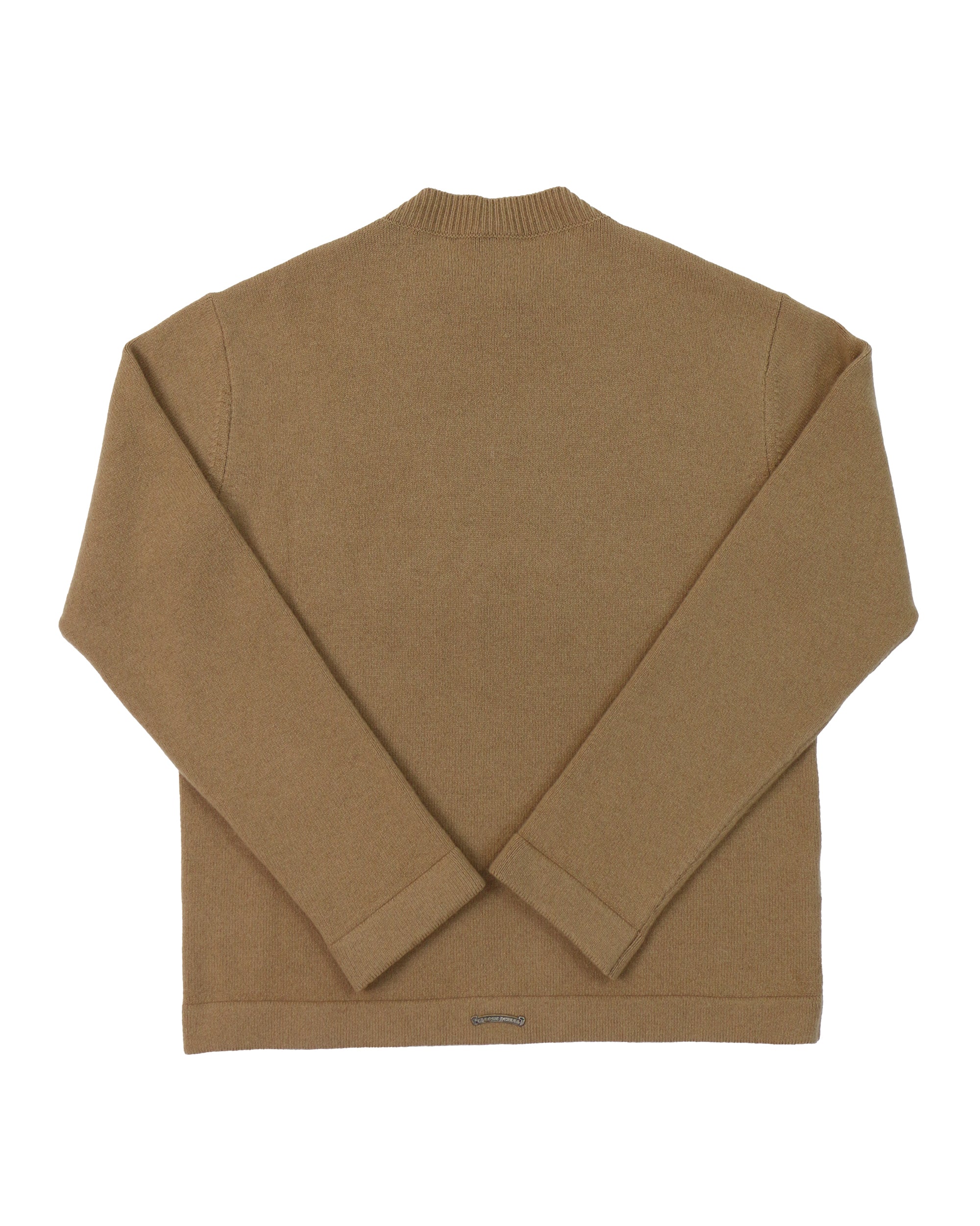 Chrome Hearts Brown Triple Patches Cashmere Sweater