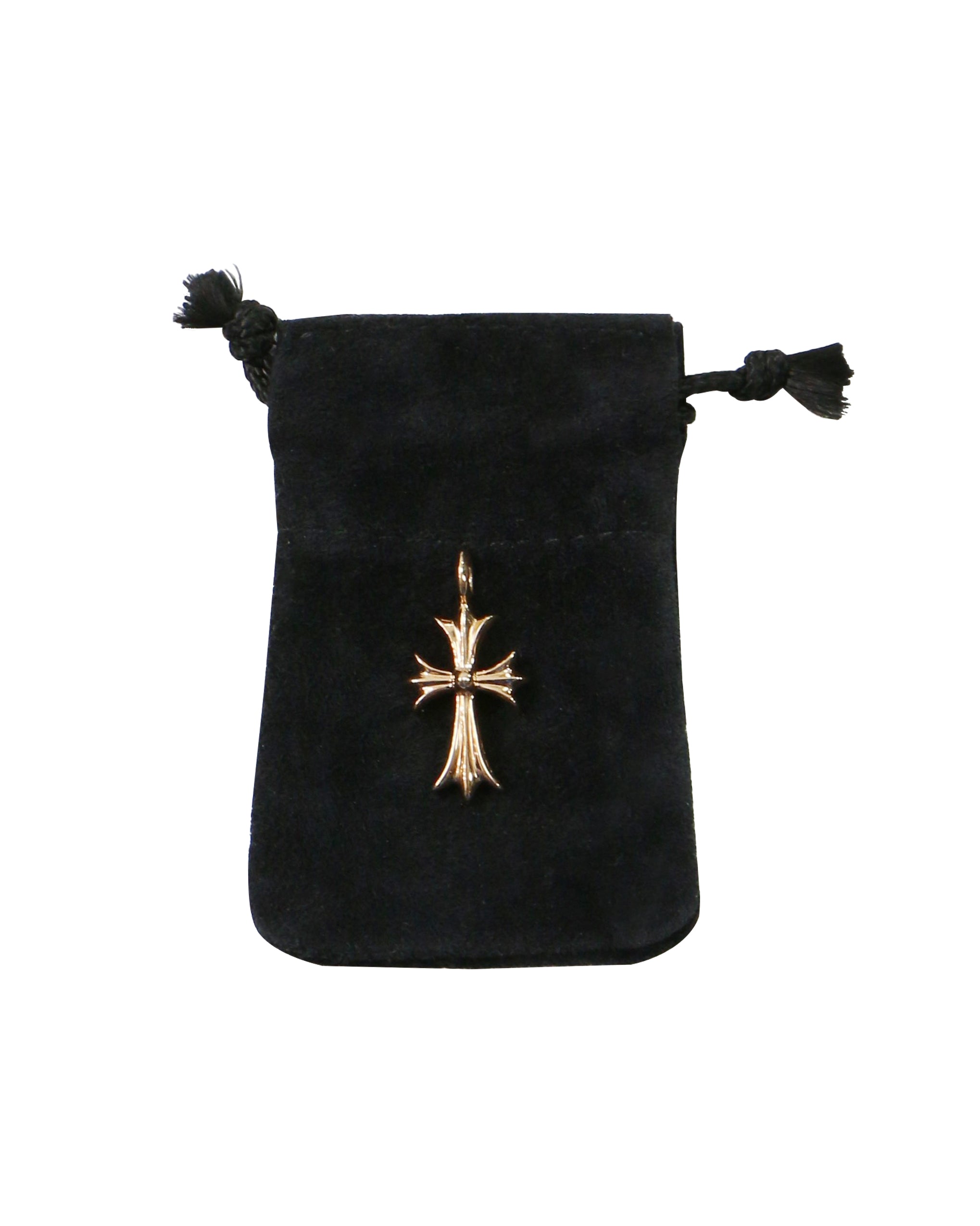 Chrome Hearts Emerald Tinye Cross Pendant