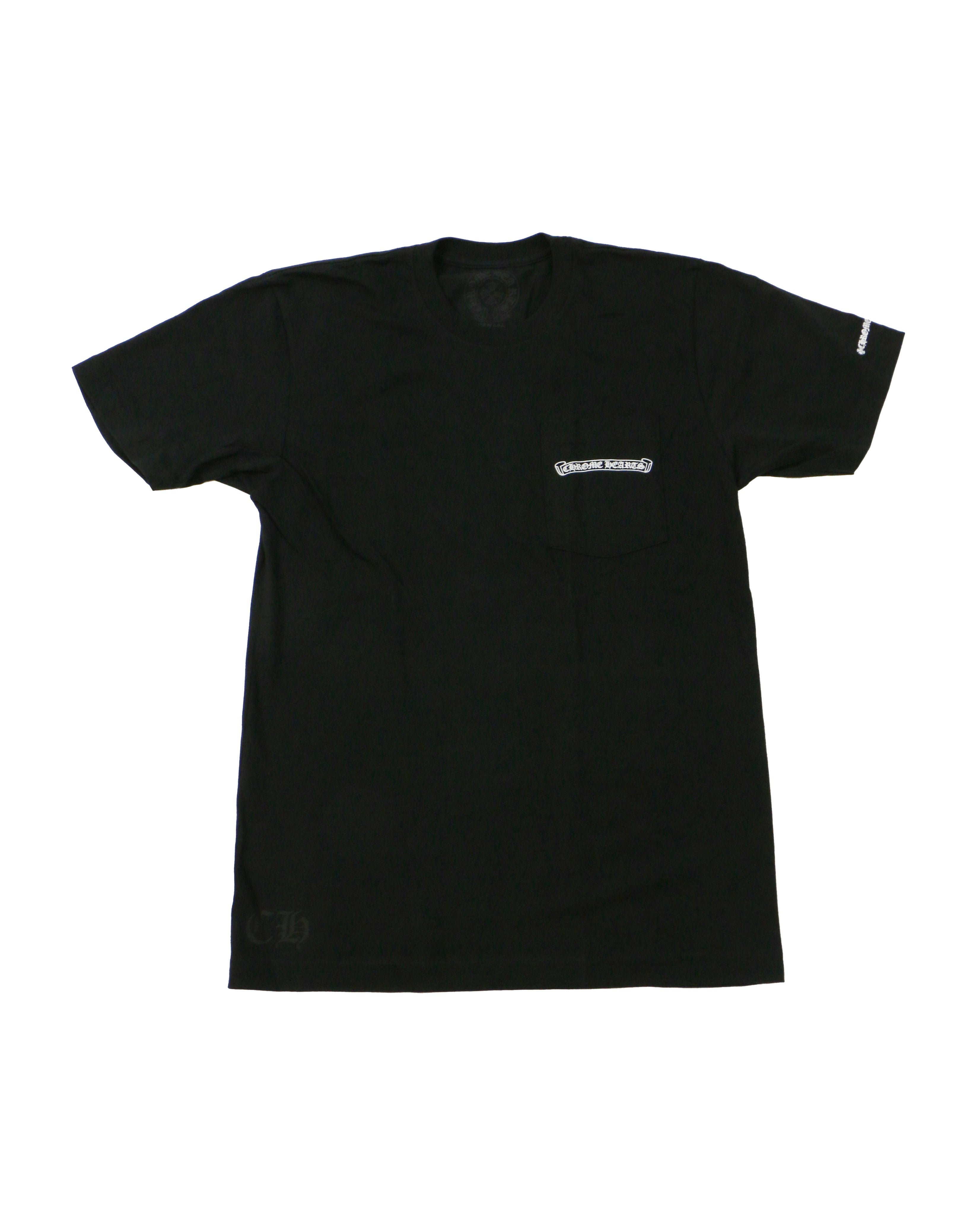 Chrome Hearts Black Scroll Short Sleeve